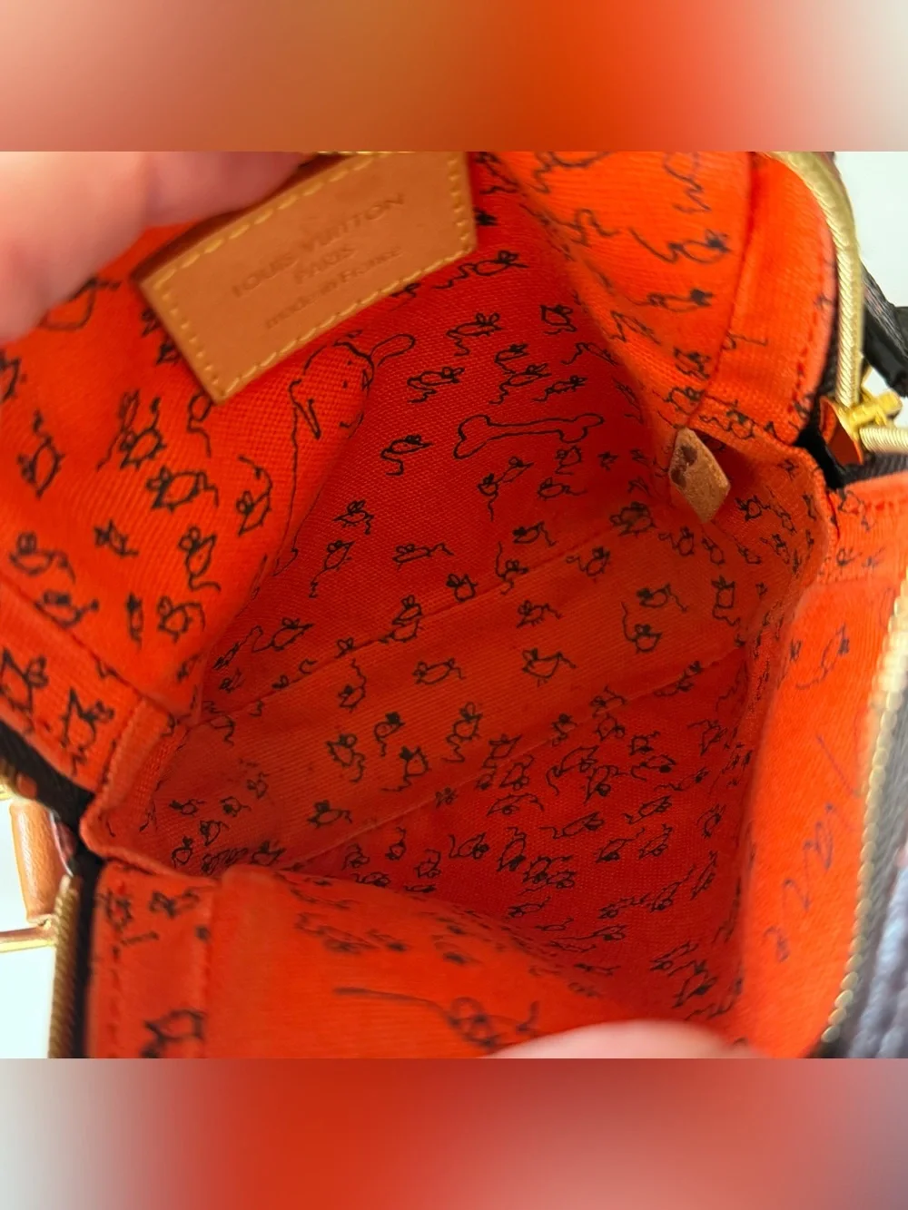 Louis Vuitton Grace Coddington Catogram Paname Mini Crossbody Bag